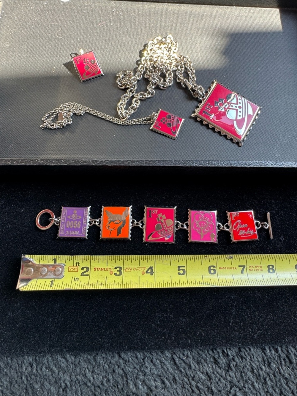 VIVIENNE WESTWOOD 1990s Stamp Bracelet never used , brand new